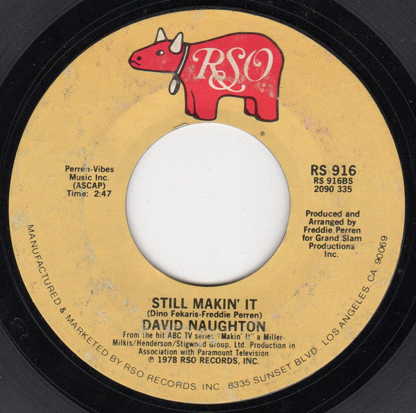 David Naughton : Makin' It  (7", Styrene, PRC)