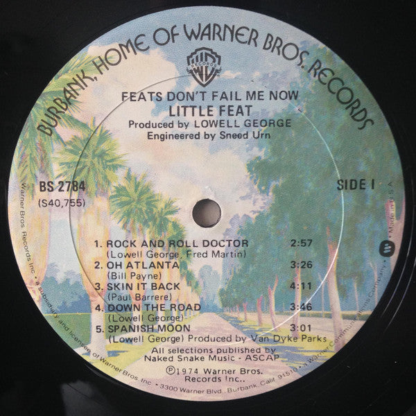 Little Feat : Feats Don't Fail Me Now (LP, Album, RE, Gol)