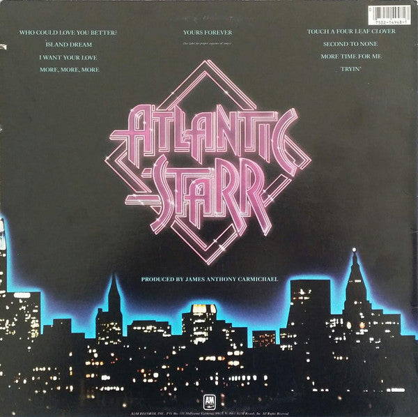 Atlantic Starr : Yours Forever (Vinyl, VG) – Square Cat Vinyl