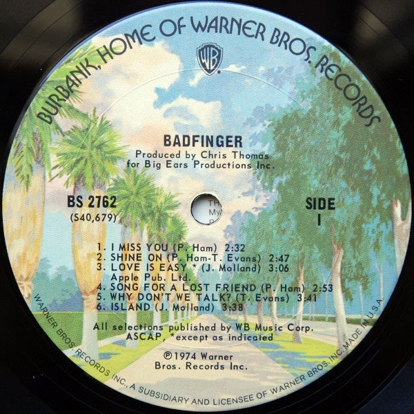 Badfinger : Badfinger (LP, Album, Pit)