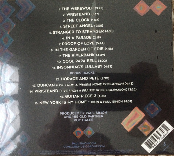 Paul Simon : Stranger To Stranger (CD, Album, Dlx)