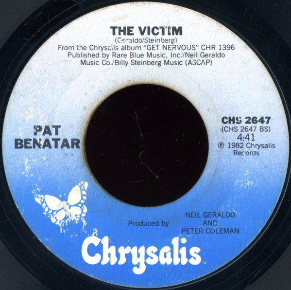 Pat Benatar : Shadows Of The Night (7", Single)