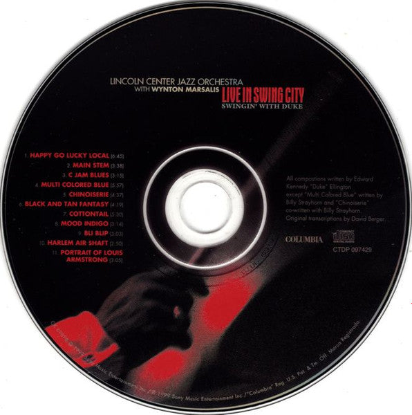 The Lincoln Center Jazz Orchestra With Wynton Marsalis : Live In Swing City, Swingin' With Duke  (CD, Album, Club)