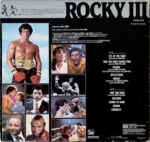Bill Conti : Rocky III - Original Motion Picture Score (LP, Album)