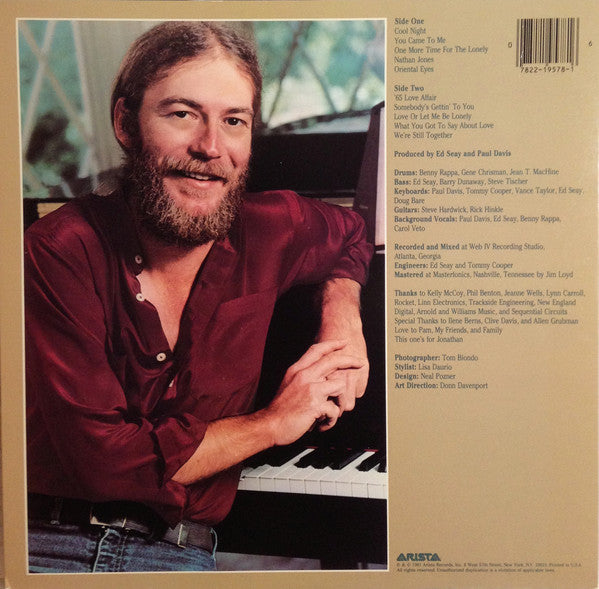 Paul Davis (3) : Cool Night (LP, Album, EMW)