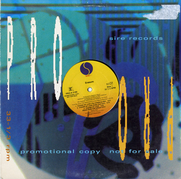 Erasure : Chains Of Love (12", Promo)