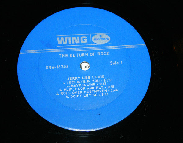 Jerry Lee Lewis : The Return Of Rock (LP, Album, RE)