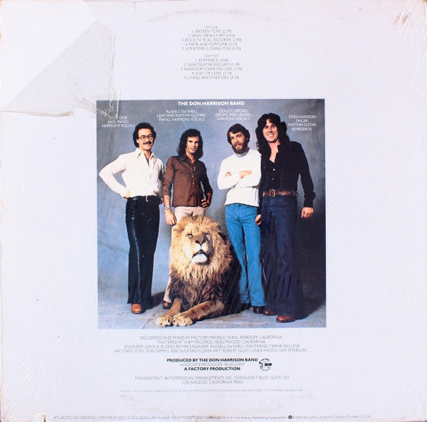 The Don Harrison Band : The Don Harrison Band (LP, Album, PR )