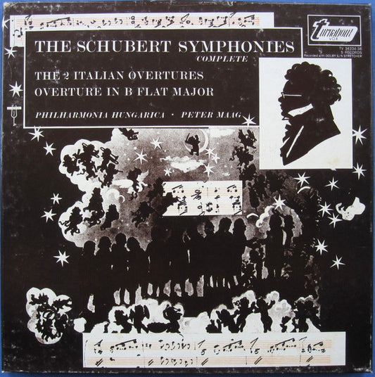 Franz Schubert, Peter Maag, Philharmonia Hungarica : The Schubert Symphonies (Complete) (5xLP, Album, Comp)
