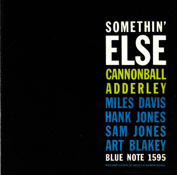 Cannonball Adderley : Somethin' Else (CD, Album, RE, RM, EMI)