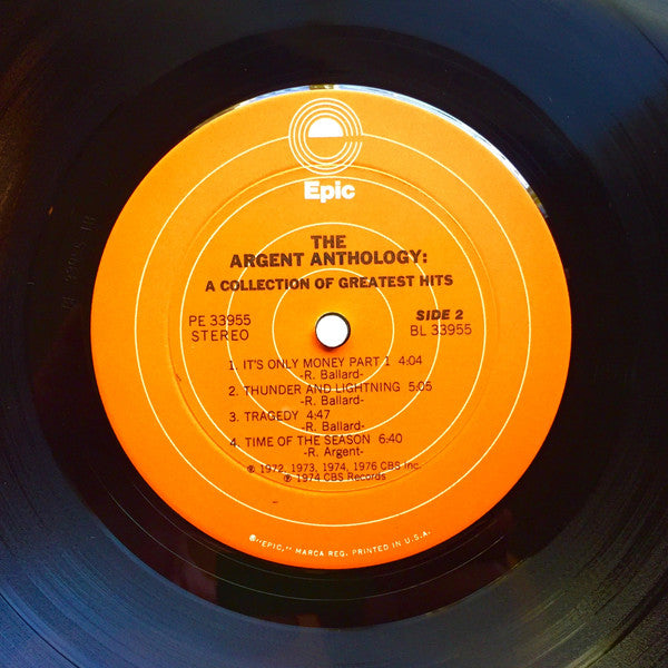 Argent : The Argent Anthology - A Collection Of Greatest Hits (LP, Comp)