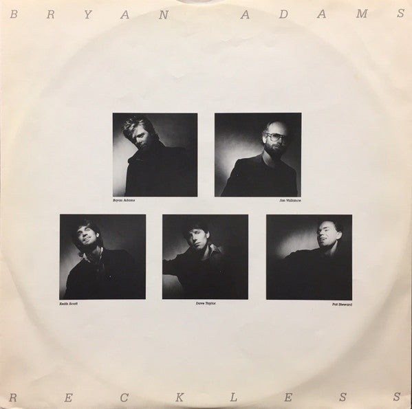 Bryan Adams : Reckless (LP, Album, Mon)
