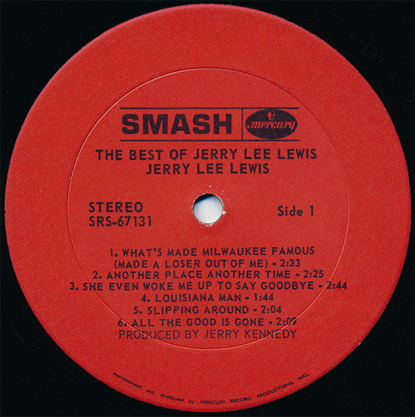 Jerry Lee Lewis : The Best Of Jerry Lee Lewis (LP, Comp)