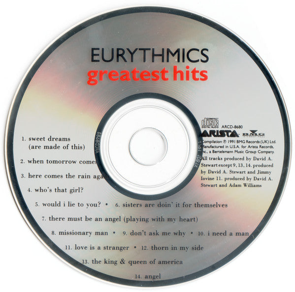 Eurythmics : Greatest Hits (CD, Comp)