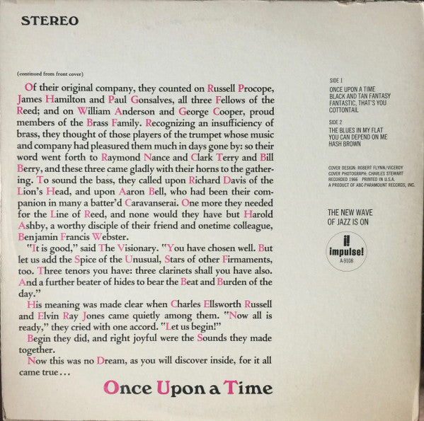 Earl Hines : Once Upon A Time (LP, Album, Club, Gat)