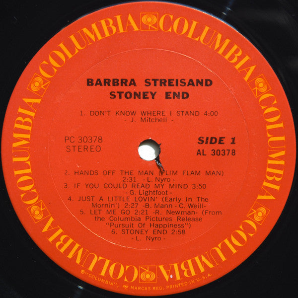 Barbra Streisand : Stoney End (LP, Album, RE, Ter)