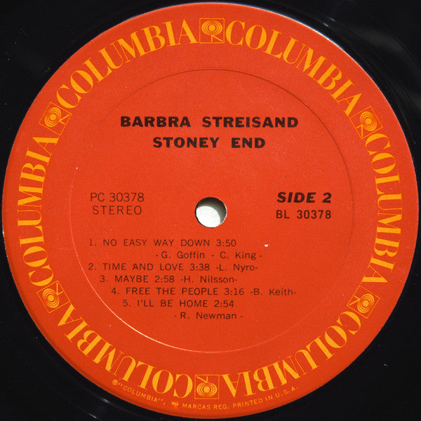 Barbra Streisand : Stoney End (LP, Album, RE, Ter)