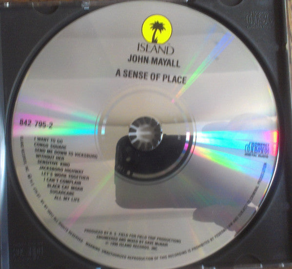 John Mayall Featuring The Bluesbreakers* : A Sense Of Place (CD, Album)