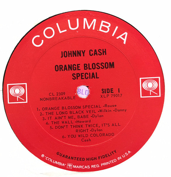 Johnny Cash : Orange Blossom Special (LP, Album, Mono, San)