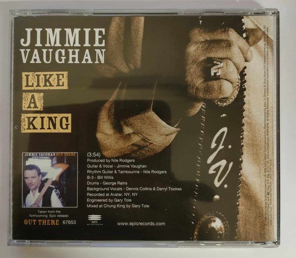 Jimmie Vaughan : Like A King (CD, Single, Promo)