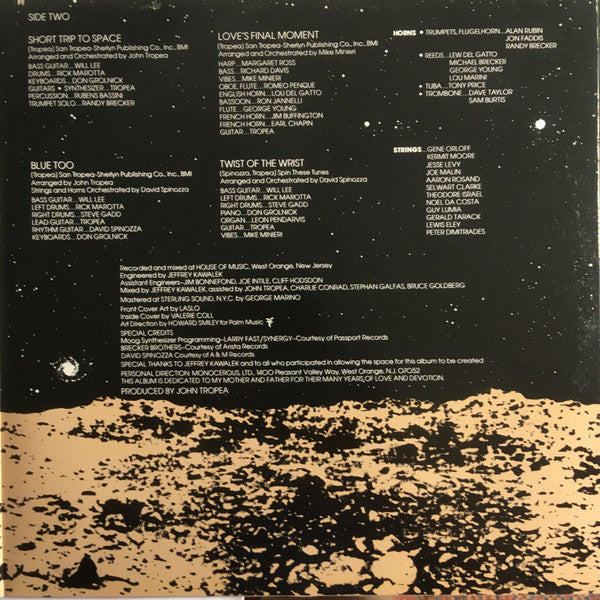 Tropea* : Short Trip To Space (LP, Album, PRC)
