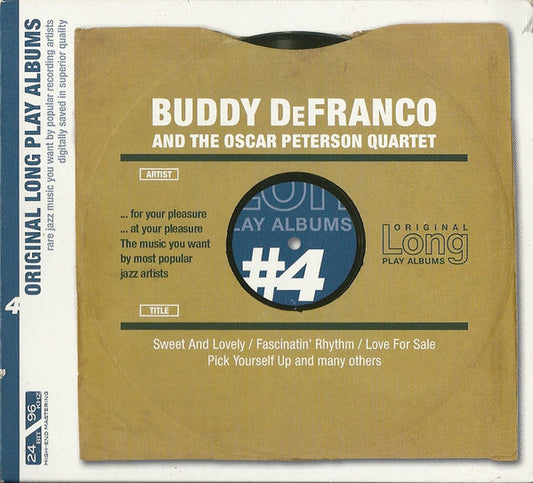 Buddy De Franco* And The Oscar Peterson Quartet : Buddy De Franco And The Oscar Peterson Quartet (CD, Album, Mono, RE, RM)