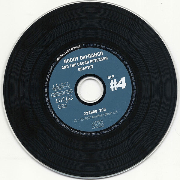 Buddy De Franco* And The Oscar Peterson Quartet : Buddy De Franco And The Oscar Peterson Quartet (CD, Album, Mono, RE, RM)