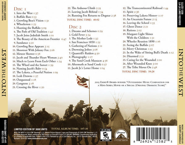 Geoff Zanelli : Into The West (Original Soundtrack From The Miniseries) (2xCD, Album, Ltd)