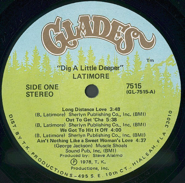 Latimore (2) : Dig A Little Deeper (LP, Album)