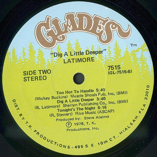 Latimore (2) : Dig A Little Deeper (LP, Album)