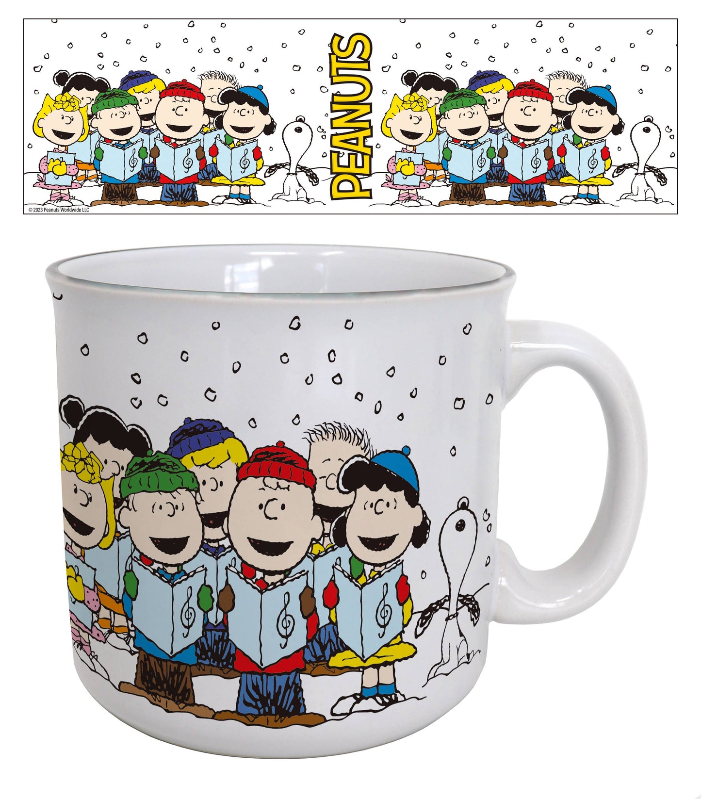 Peanuts - Carolling Characters 20oz Camper Mug