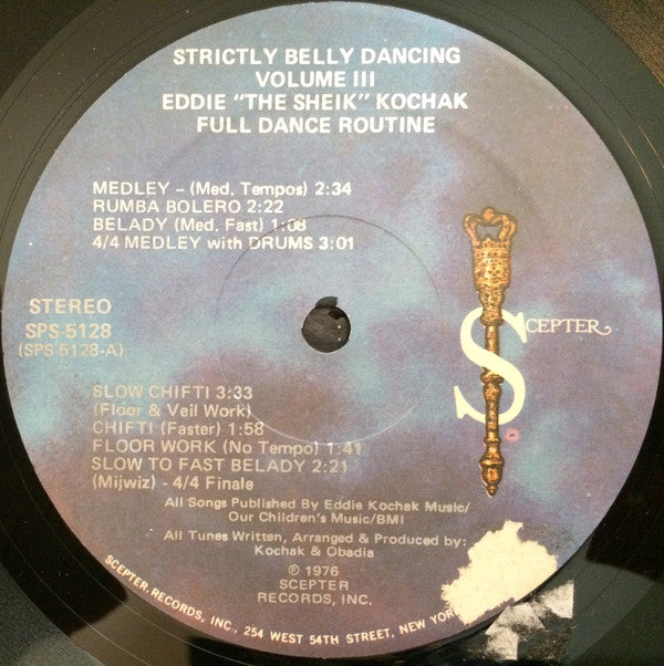 Eddie "The Sheik" Kochak* : Strictly Belly Dancing Vol. 3 (LP)