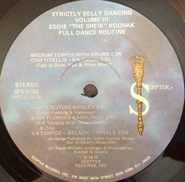 Eddie "The Sheik" Kochak* : Strictly Belly Dancing Vol. 3 (LP)