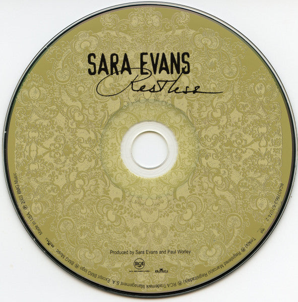 Sara Evans : Restless (CD, Album, Club)