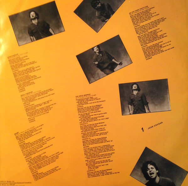 John Cougar* : John Cougar (LP, Album, Club, Col)