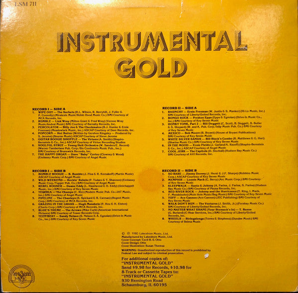 Various : Instrumental Gold (2xLP, Album, Comp)