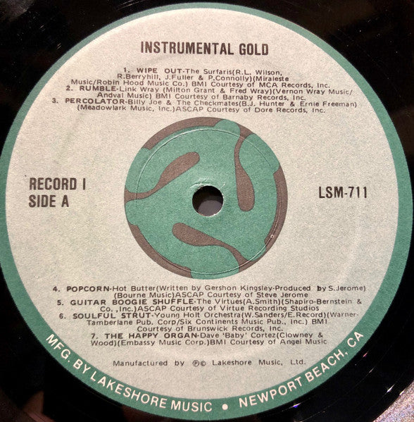 Various : Instrumental Gold (2xLP, Album, Comp)