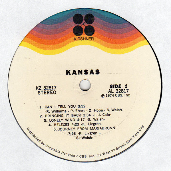Kansas (2) : Kansas (LP, Album, Ter)