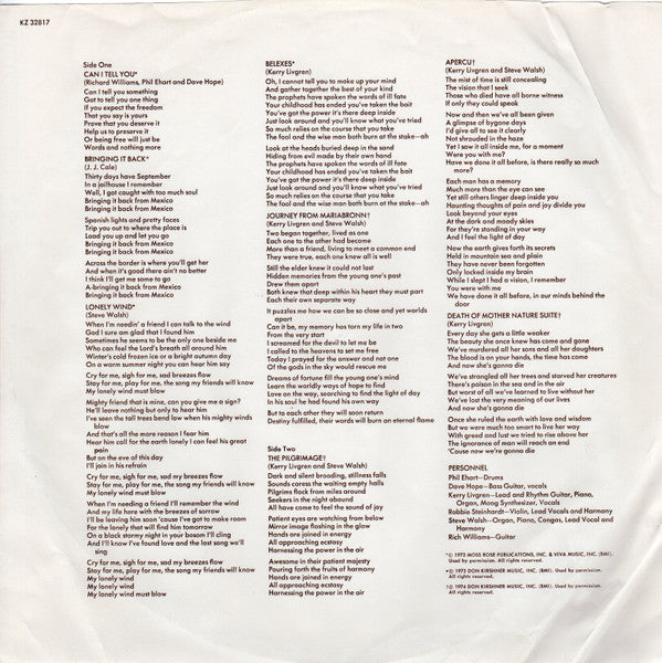 Kansas (2) : Kansas (LP, Album, Ter)
