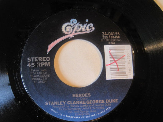 Stanley Clarke/George Duke : Heroes (7")