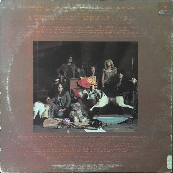 Aerosmith : Toys In The Attic (LP, Album, RE, Ter)