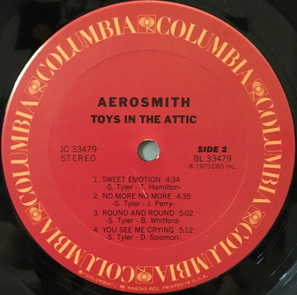 Aerosmith : Toys In The Attic (LP, Album, RE, Ter)