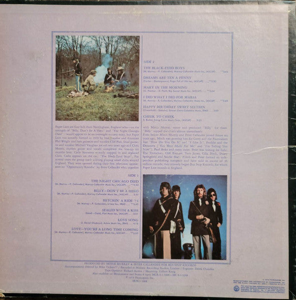 Paper Lace : Paper Lace (LP, Ter)