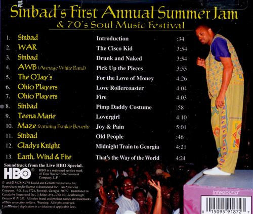 Various : Sinbad's Summer Jam & 70's Soul Music Festival The Funk: Part 1 (CD, Album, Liv)