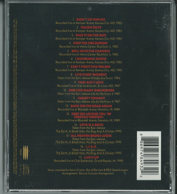 REO Speedwagon : The Second Decade Of Rock And Roll 1981 To 1991 (CD, Comp, RE)