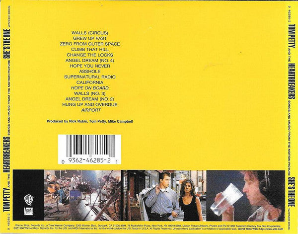 Tom Petty And The Heartbreakers : She's The One (Songs And Music From The Motion Picture) (CD, Album, SRC)