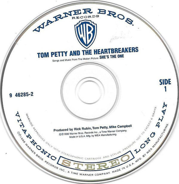 Tom Petty And The Heartbreakers : She's The One (Songs And Music From The Motion Picture) (CD, Album, SRC)