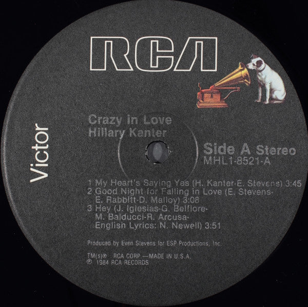 Hillary Kanter : Crazy In Love (12", MiniAlbum, EP)