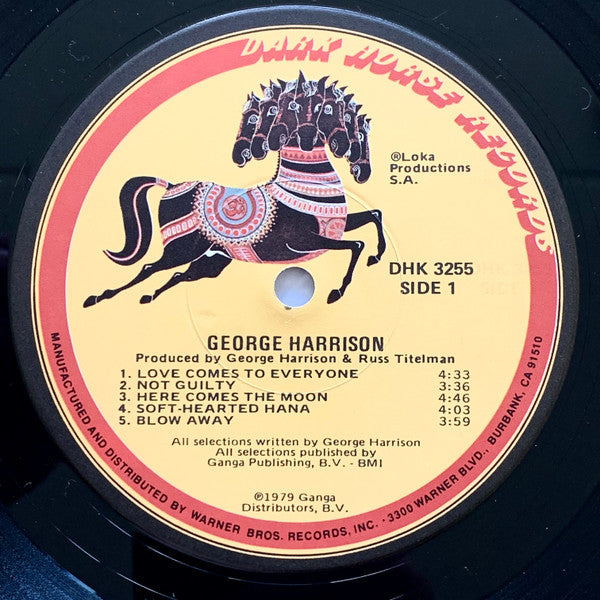 George Harrison : George Harrison (LP, Album, Jac)