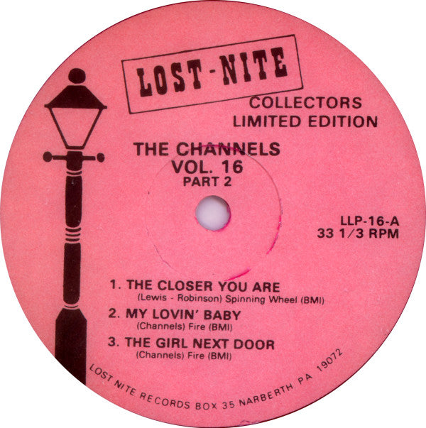 The Channels : The Best Of The Channels Volume 2 (10", Comp, Ltd, Red)